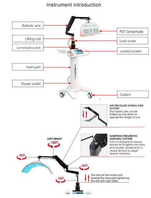 7 Color LED PDT light Machine